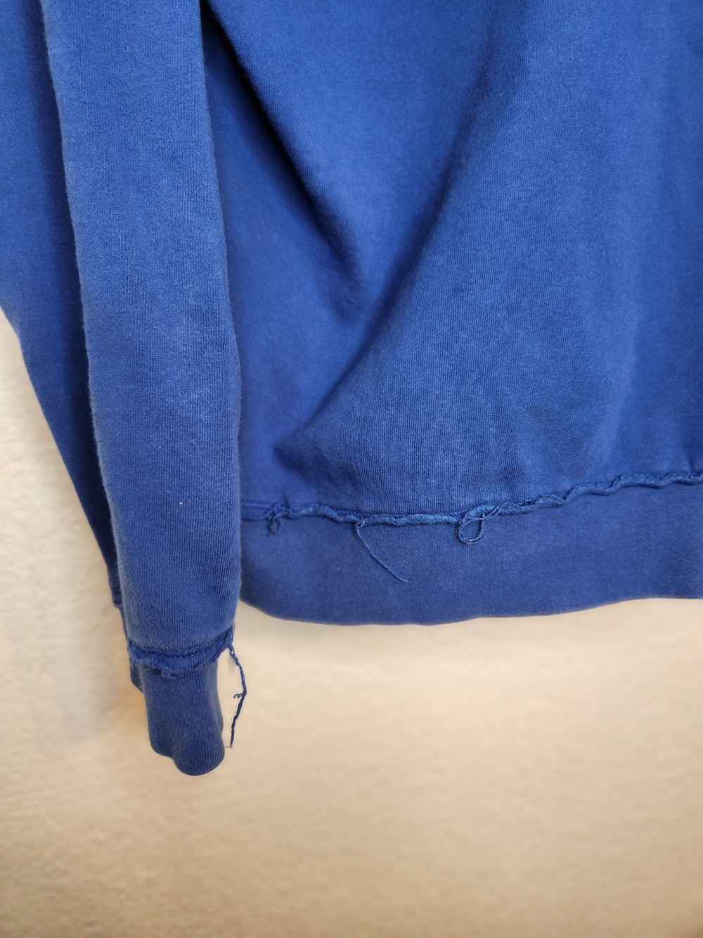 Nfl New England Patriots hoodie vintage-style royal blue Size  L - Picture 5 of 9